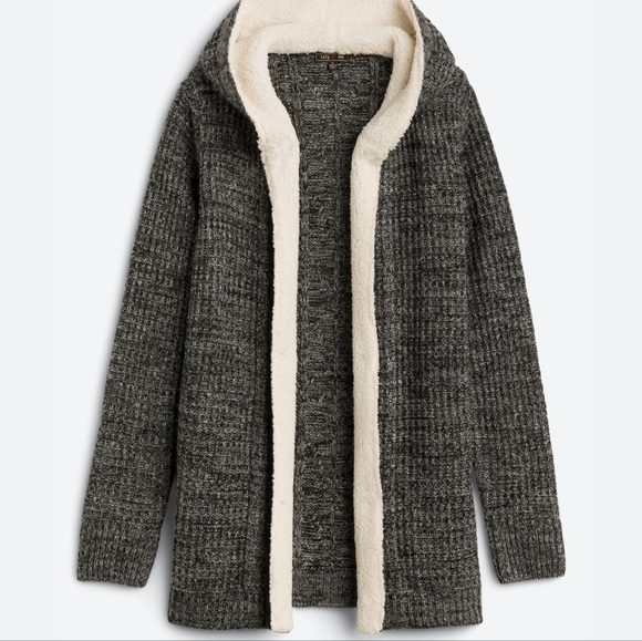 Nola Sherpa Trim Cardigan - Picture 7 of 9